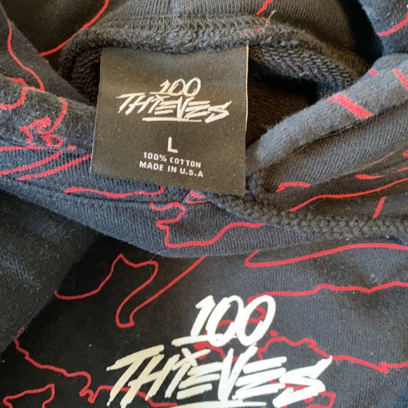100 Thieves Geography Hoodie - Picture 2 of 3